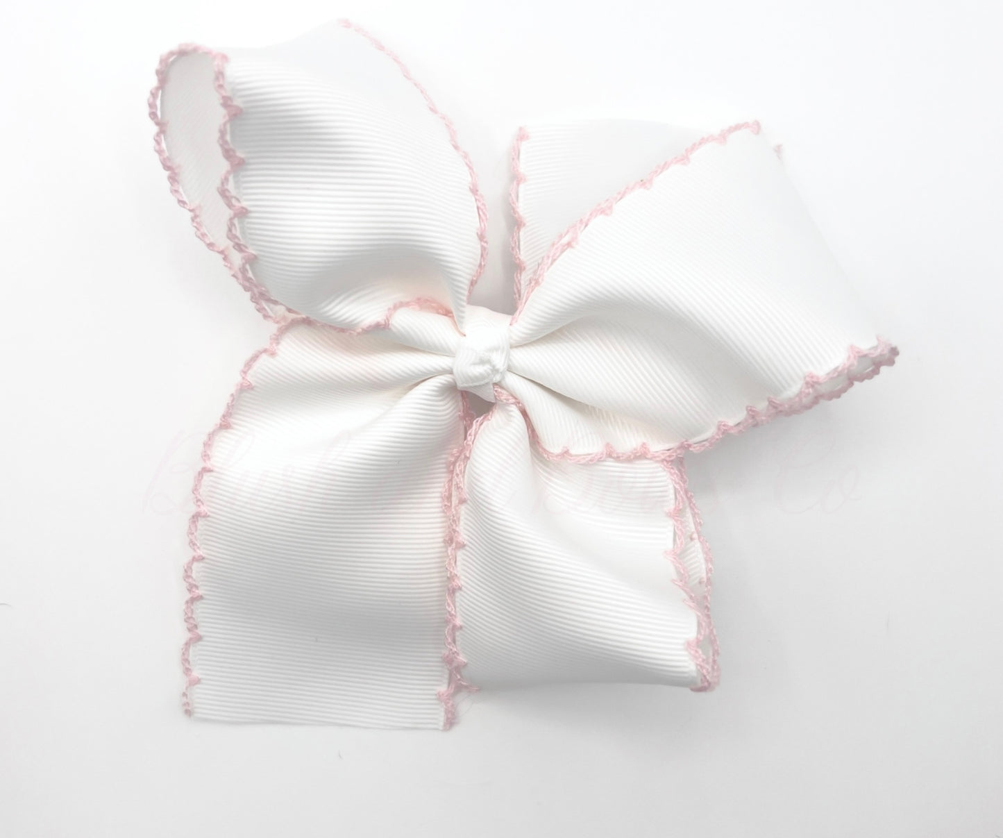 Large Picot Trim Bow