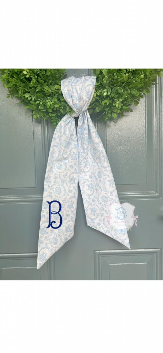 Chinoiserie Wreath Sash