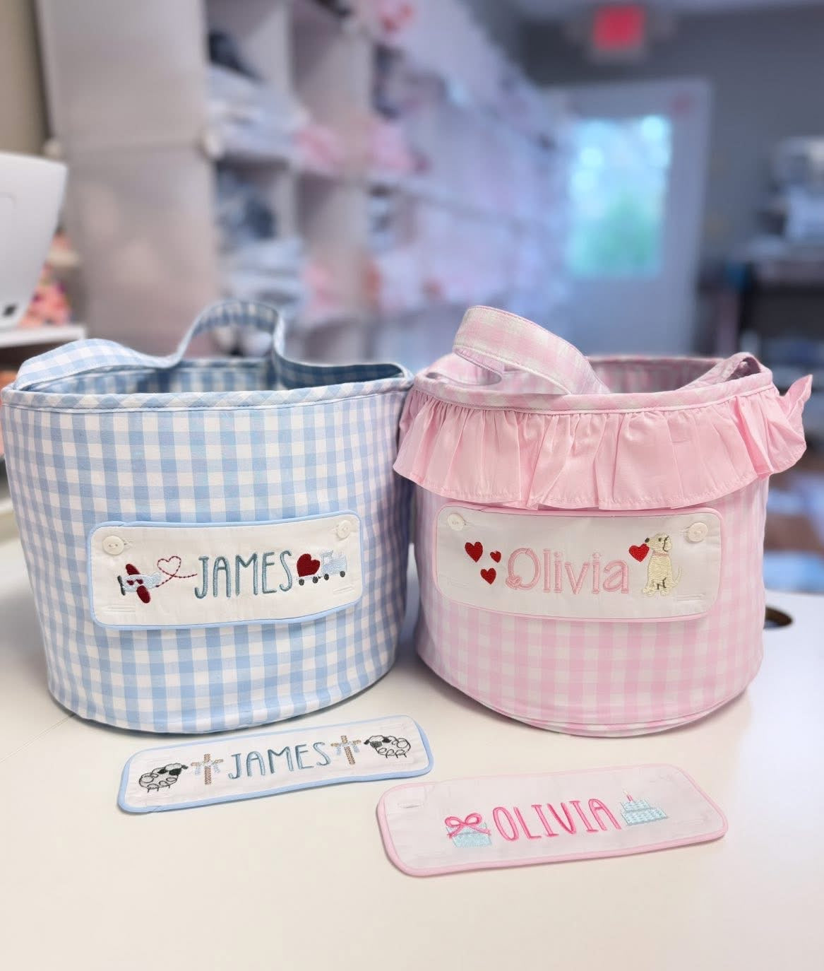 PREORDER Interchangeable Tab Holiday Baskets