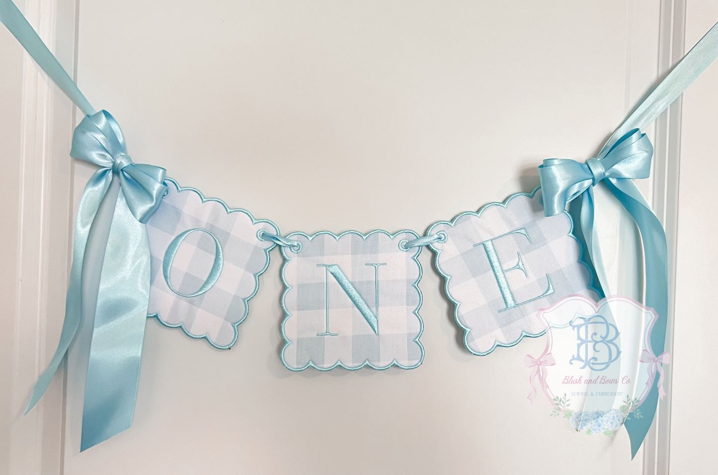 ONE birthday banner