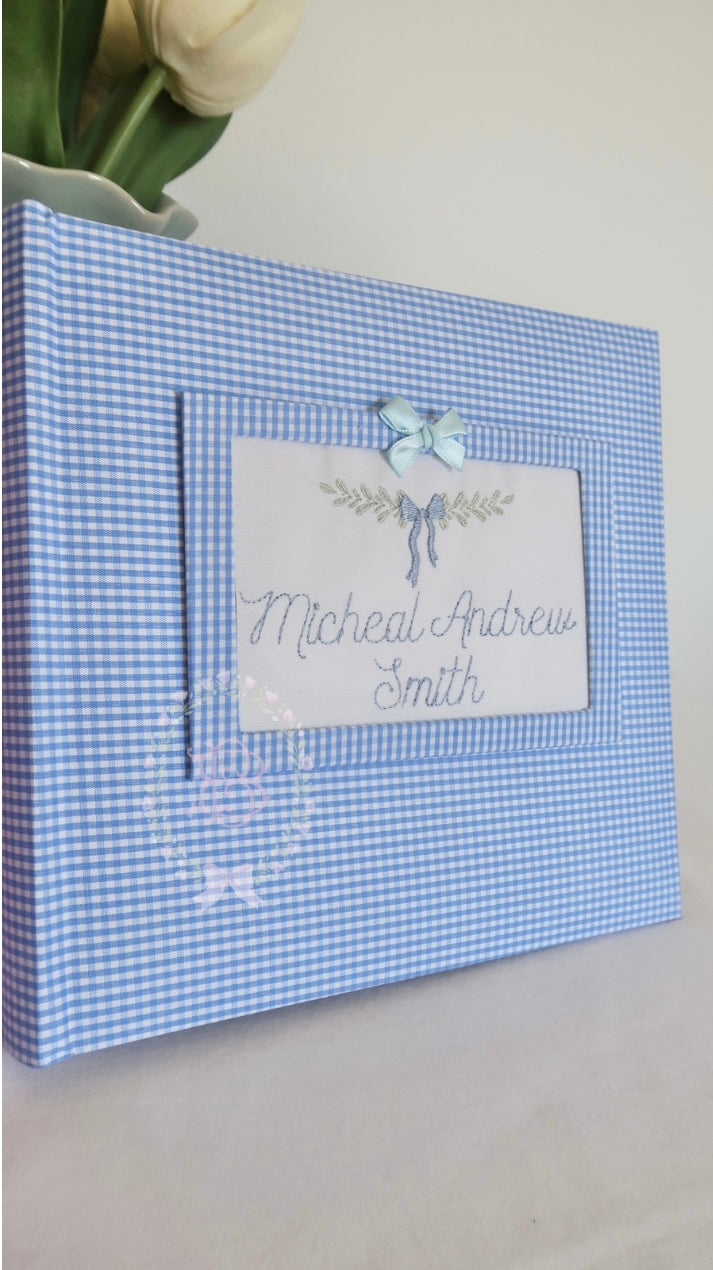 Gingham Photo Album