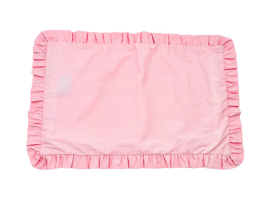 Pink Ruffle Pillowcase