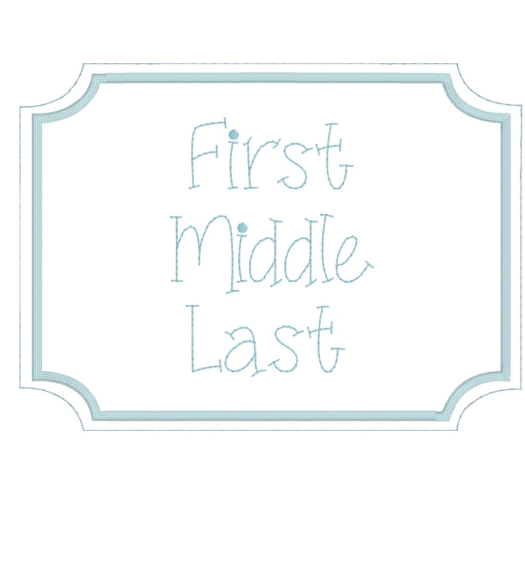 Tester Baby Boy Name Plaque