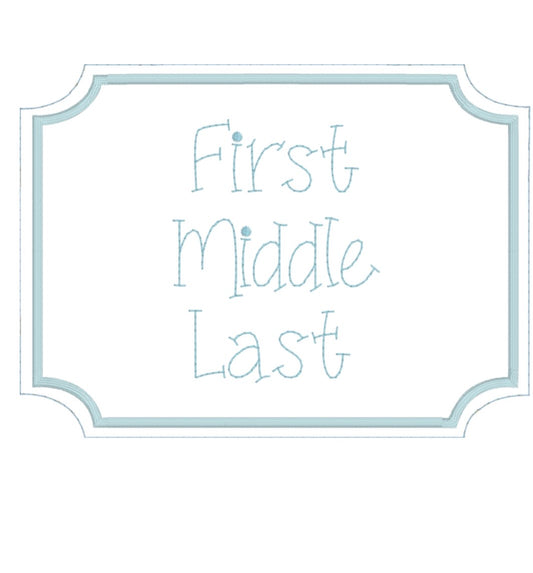Tester Baby Boy Name Plaque