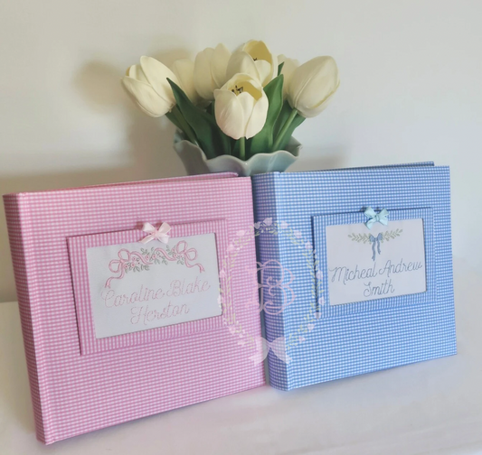 Gingham Photo Album